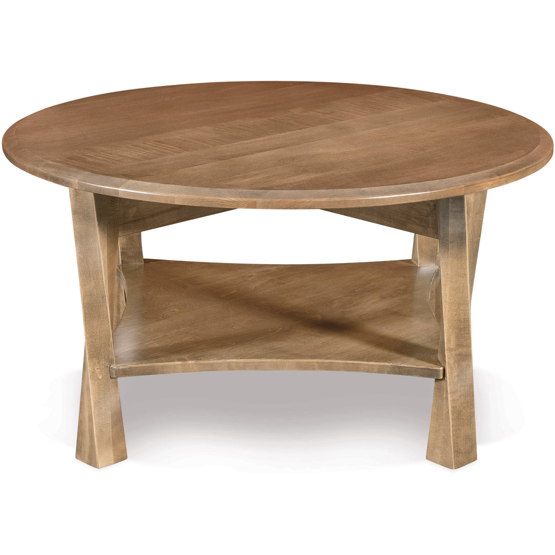 QW Amish Lexington Arc Round Coffee Table