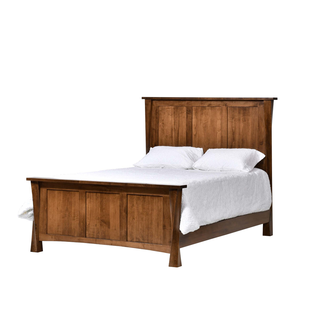 QW Amish Lexington Twist Bed