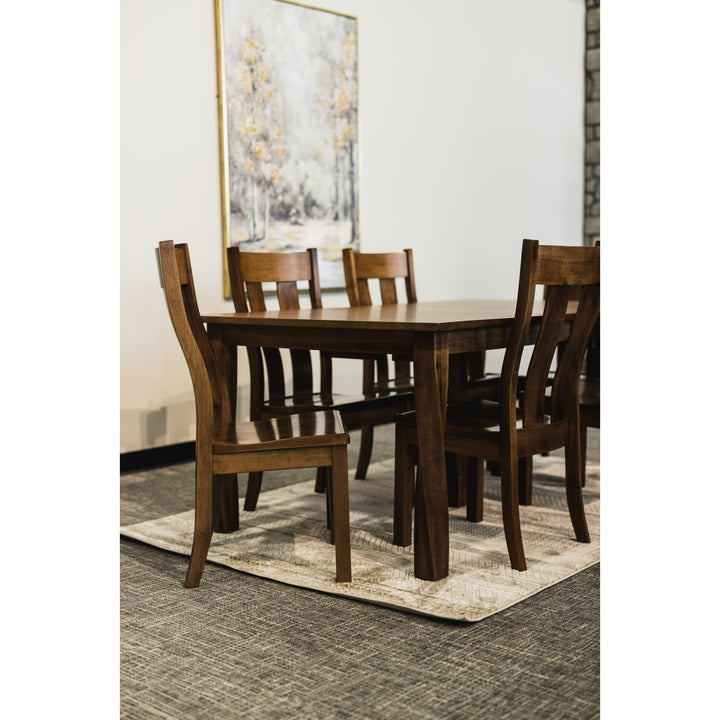 QW Amish Lexington Twist Leg 7pc Dining Set