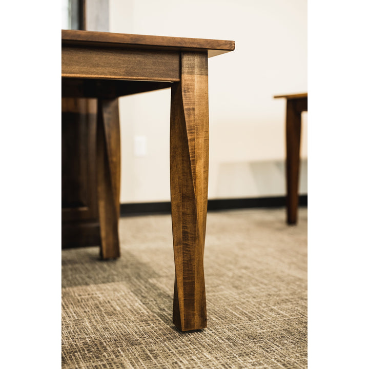 QW Amish Lexington Twist Leg Table