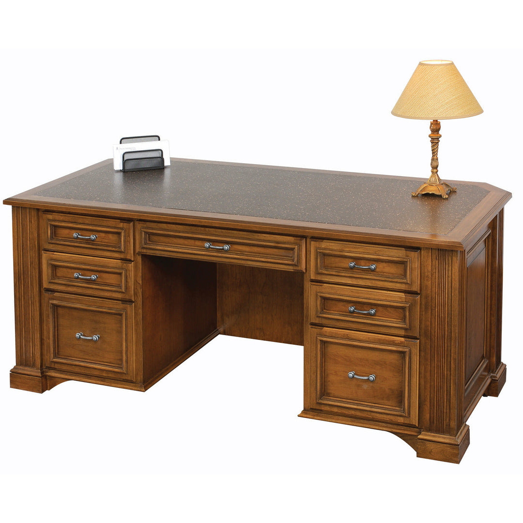 QW Amish Lincoln Executive Desk