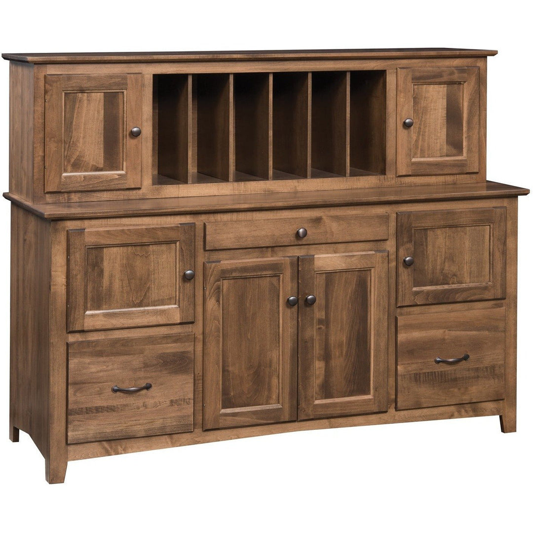 QW Amish Linwood Credenza & Hutch MEKH-LW-7660-8960