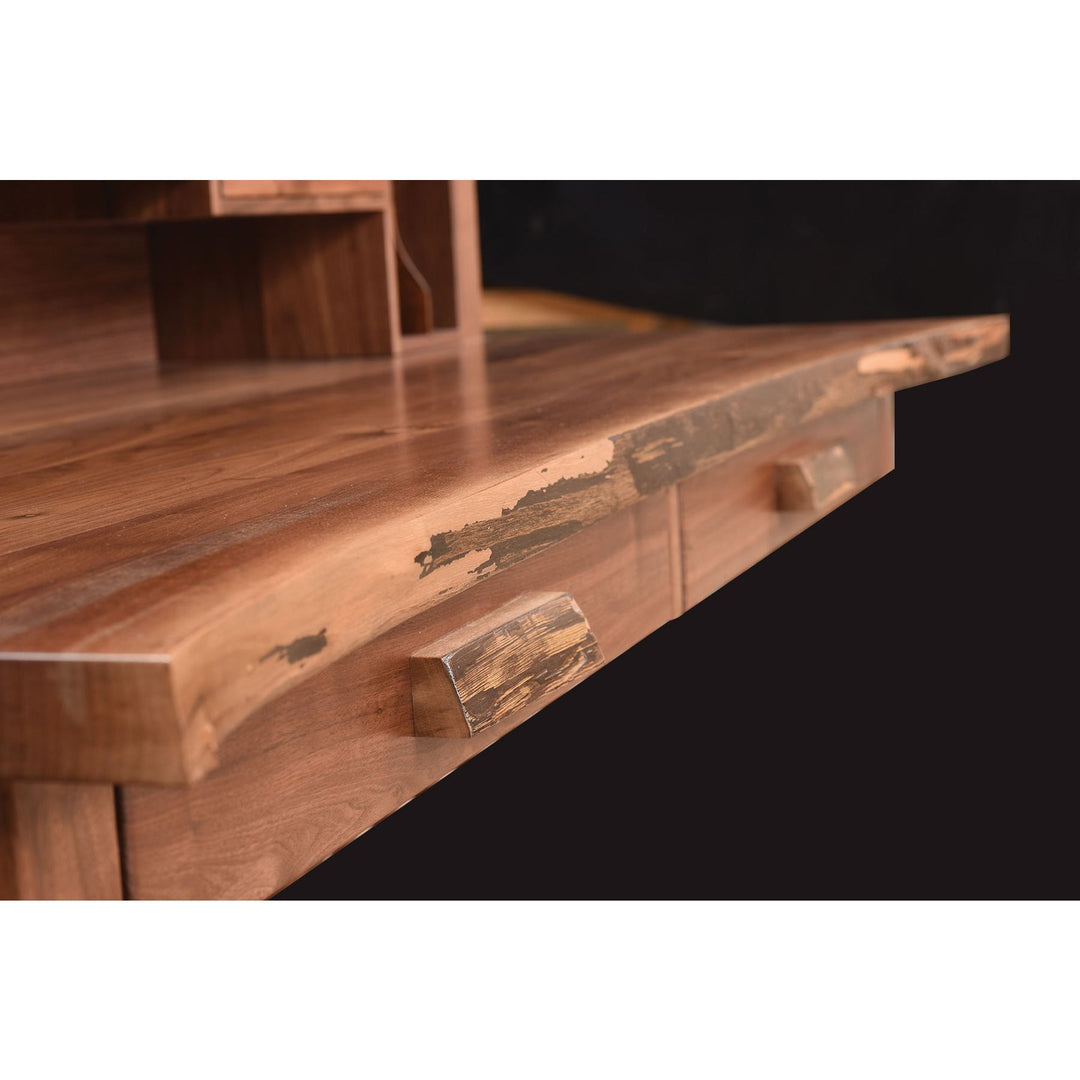 QW Amish Live Edge 42" Roll-Top Desk