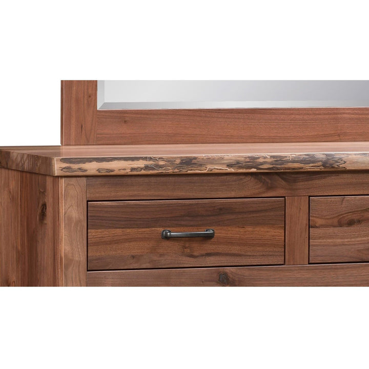 QW Amish Live Edge Chest of Drawers