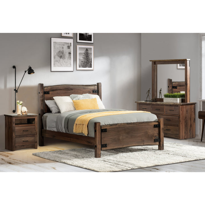 QW Amish Live Wood Bed