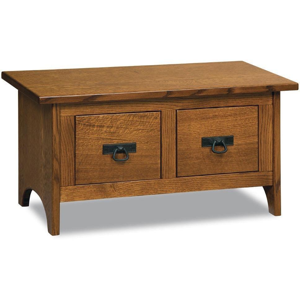 QW Amish Locker Drawer Bench