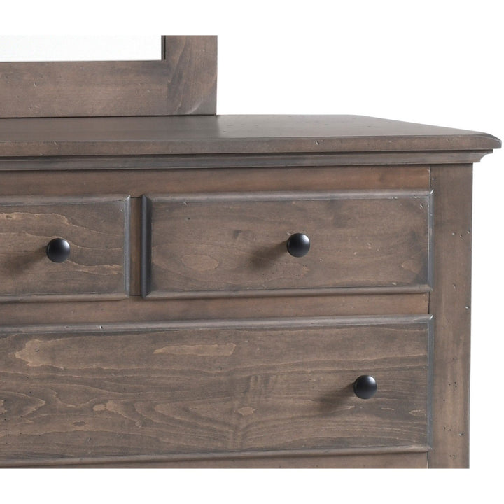 QW Amish Lodge 9 Drawer Dresser with Optional Mirror