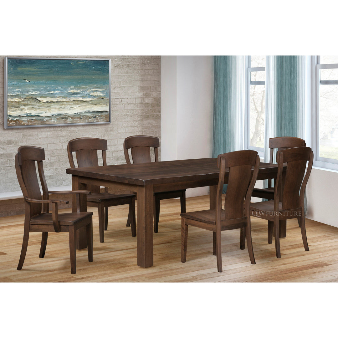 QW Amish Lodge 9 Pc Dining Set