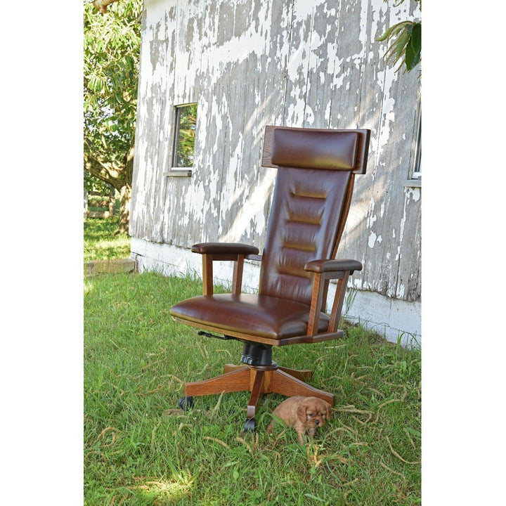 QW Amish London Desk Chair