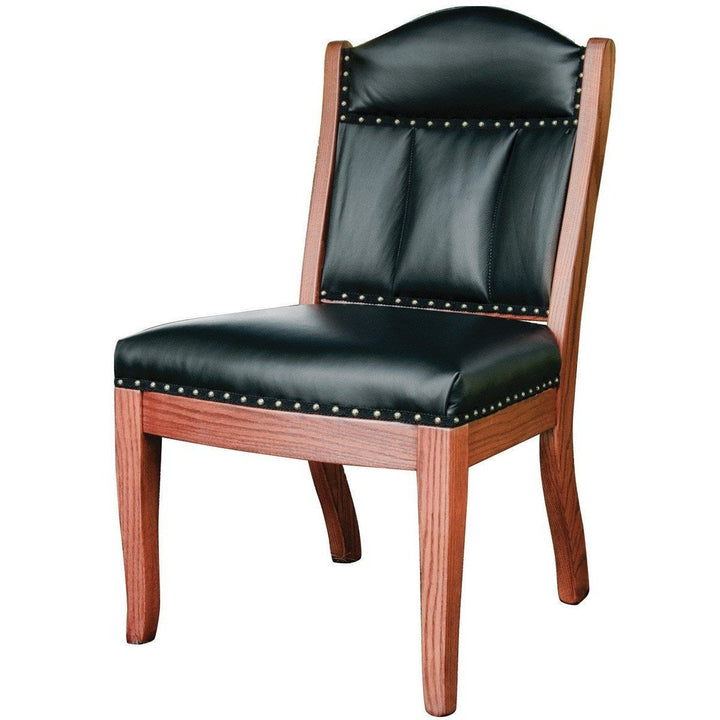 QW Amish Low Back Client Side Chair BUPE-CLSL91