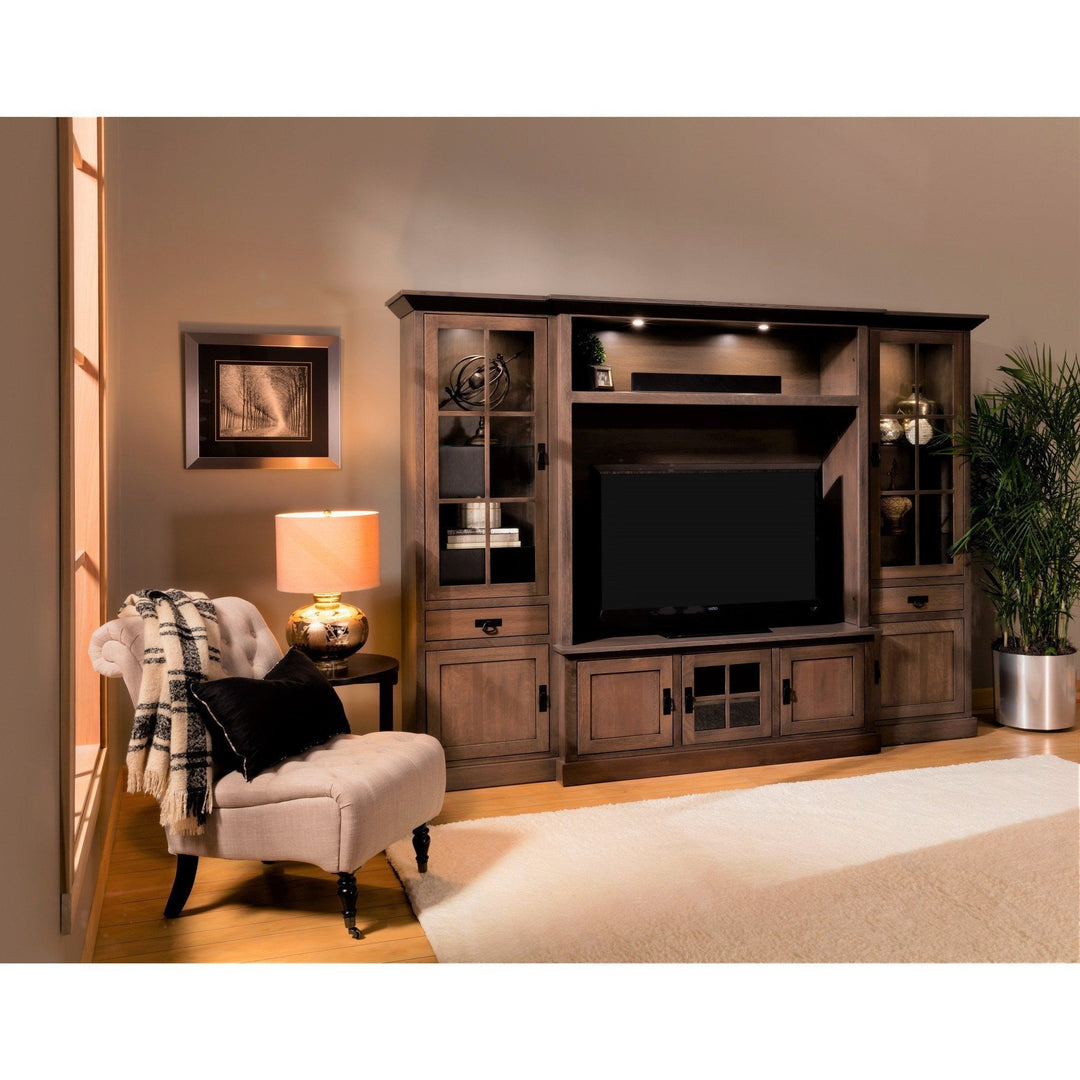 QW Amish Lynwood Wall Unit SPLC-SC-54W LYNWOOD