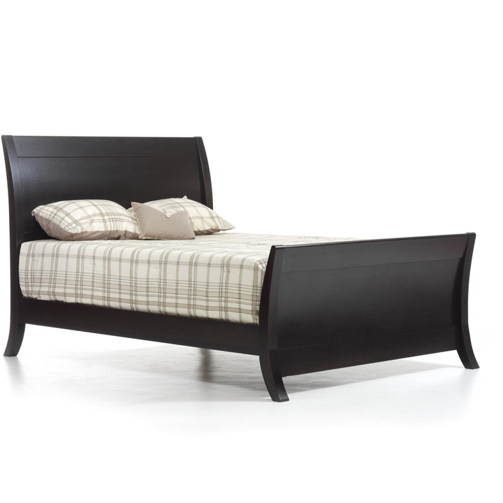 QW Amish Manhattan Flat Panel Sleigh Bed VSLE-MANHATTAN-30"FTBD