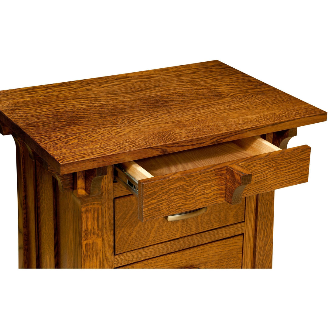 QW Amish Manitoba 4 Drawer Nightstand