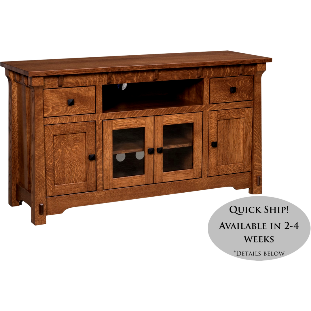 QW Amish Manitoba 60" TV Console SPLC-SC-60 MANITOBA