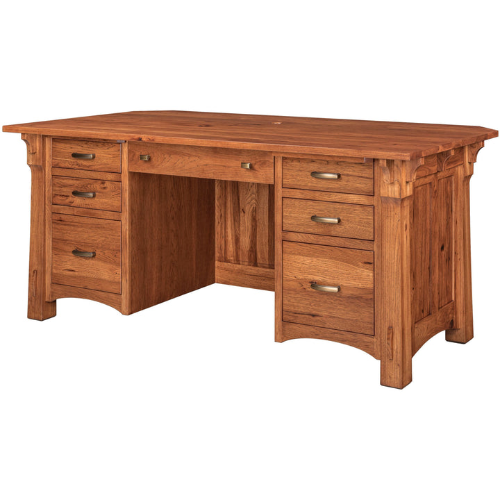 QW Amish Manitoba 72" Executive Desk