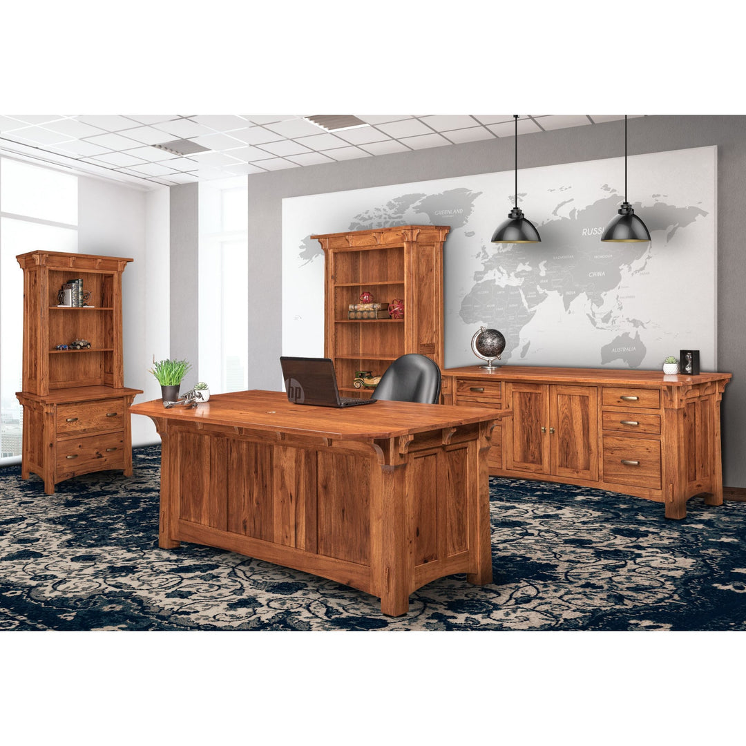 QW Amish Manitoba 72" Executive Desk