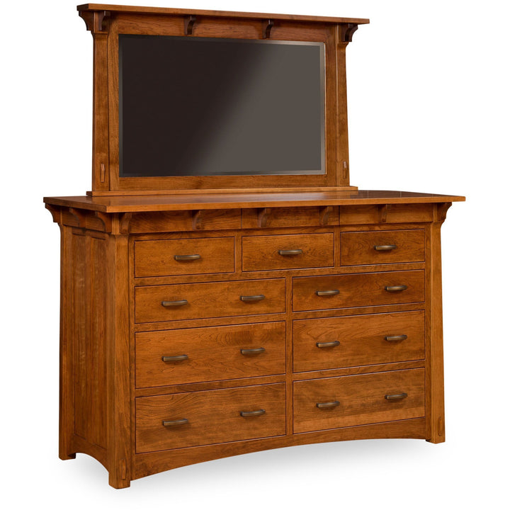 QW Amish Manitoba High Dresser & Optional Mirror