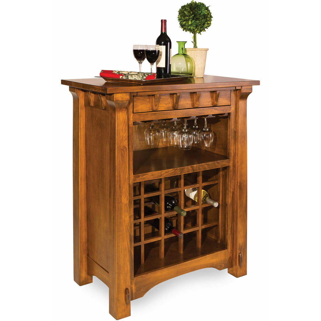 QW Amish Manitoba Wine Cabinet