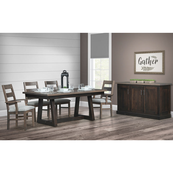 QW Amish Marlow Reclaimed Barnwood 7pc Set