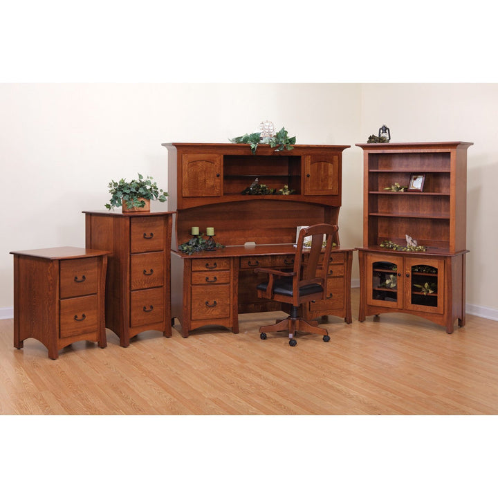 QW Amish Master Student Desk with Optional Hutch