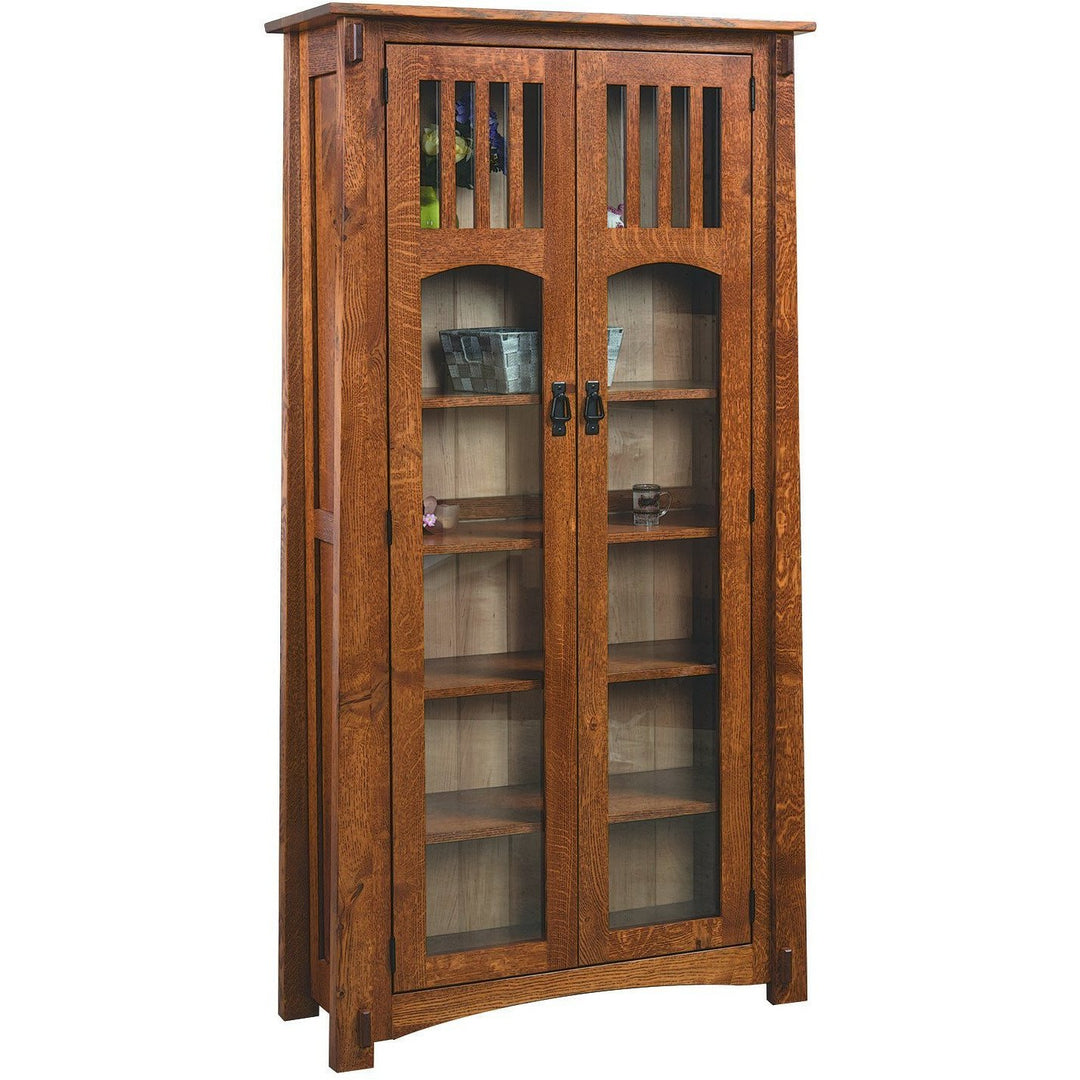 QW Amish McCoy 2 Door 72"H Bookcase