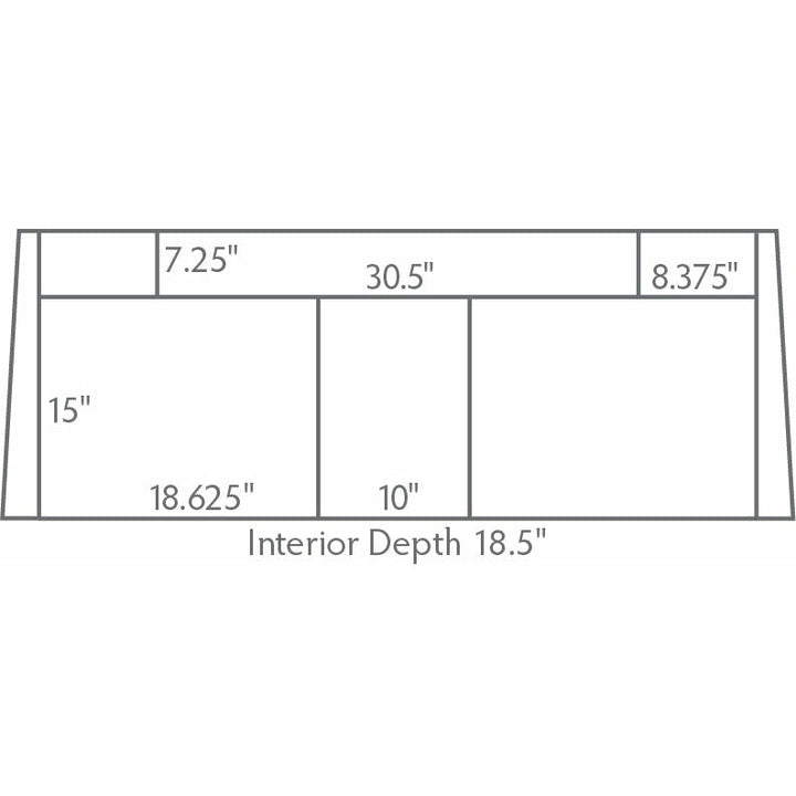 QW Amish McCoy 60" with Opening TV Stand