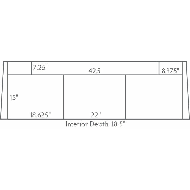 QW Amish McCoy 72" with Opening TV Stand