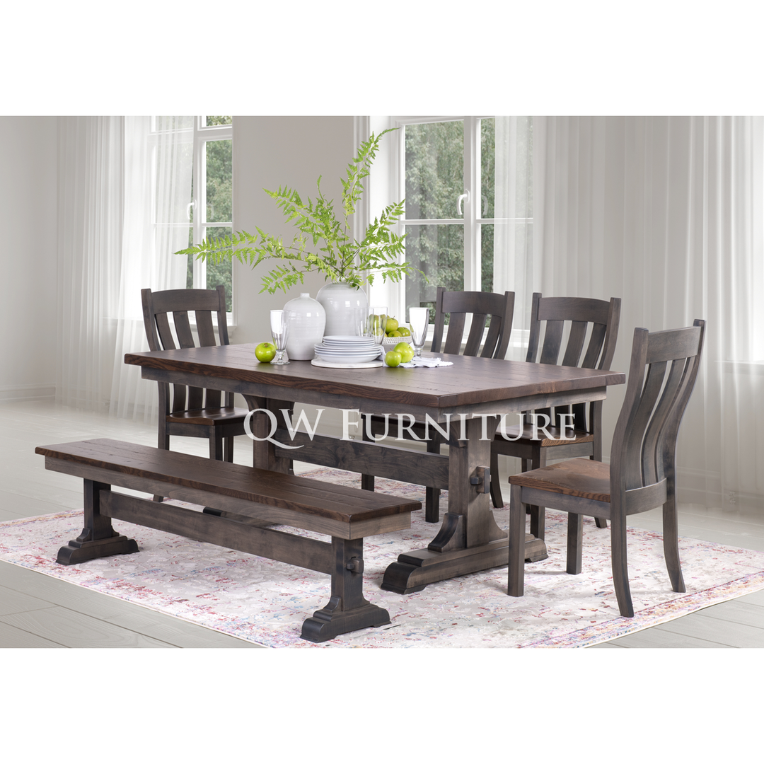 QW Amish McKee 6pc Dining Set