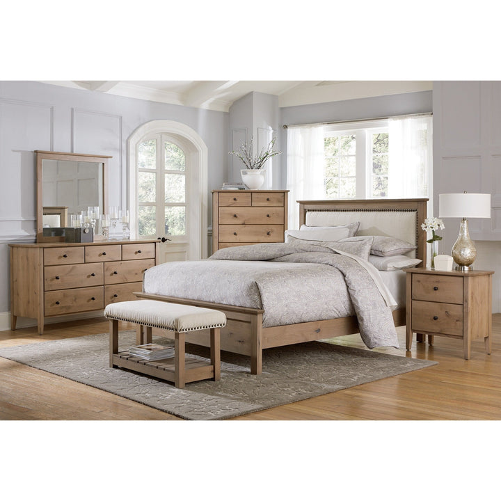 QW Amish Medina Fabric Bed SPQW-MEDFORDBED-QUEEN