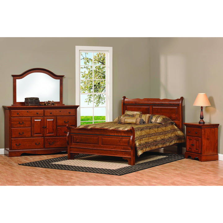 QW Amish Merlot Bed