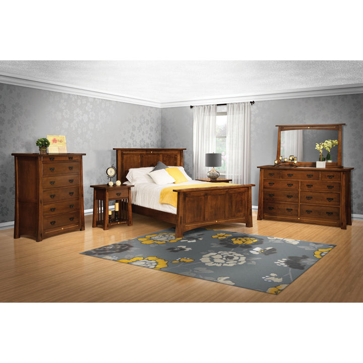 QW Amish Mesa Low Dresser with Optional Mirror