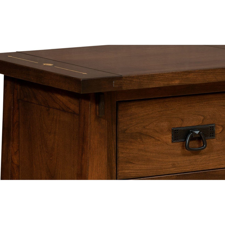 QW Amish Mesa Open Nightstand