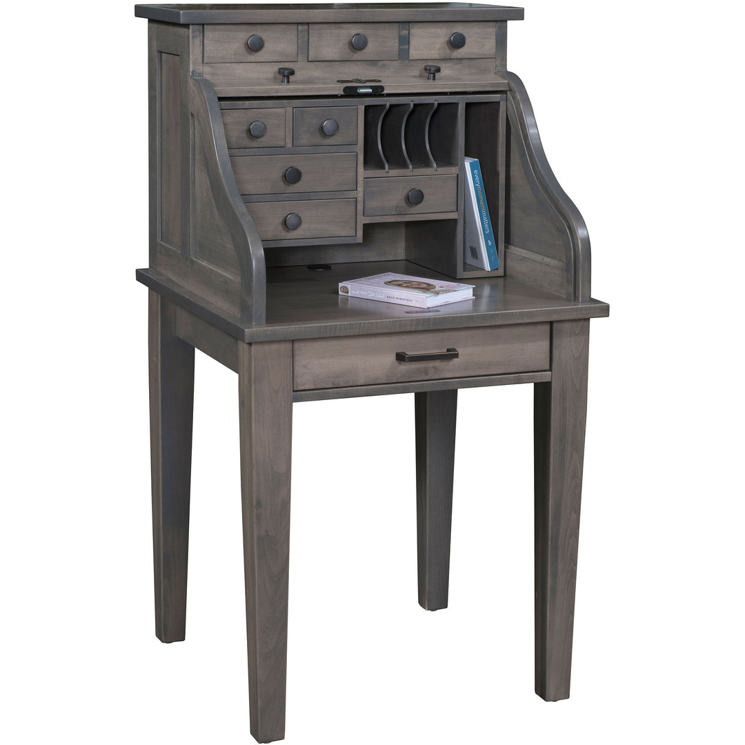 QW Amish Mission 28" Roll-Top Desk