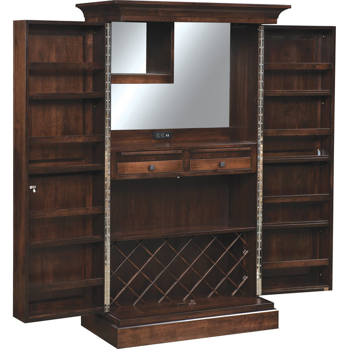 QW Amish Mission Bar Cabinet