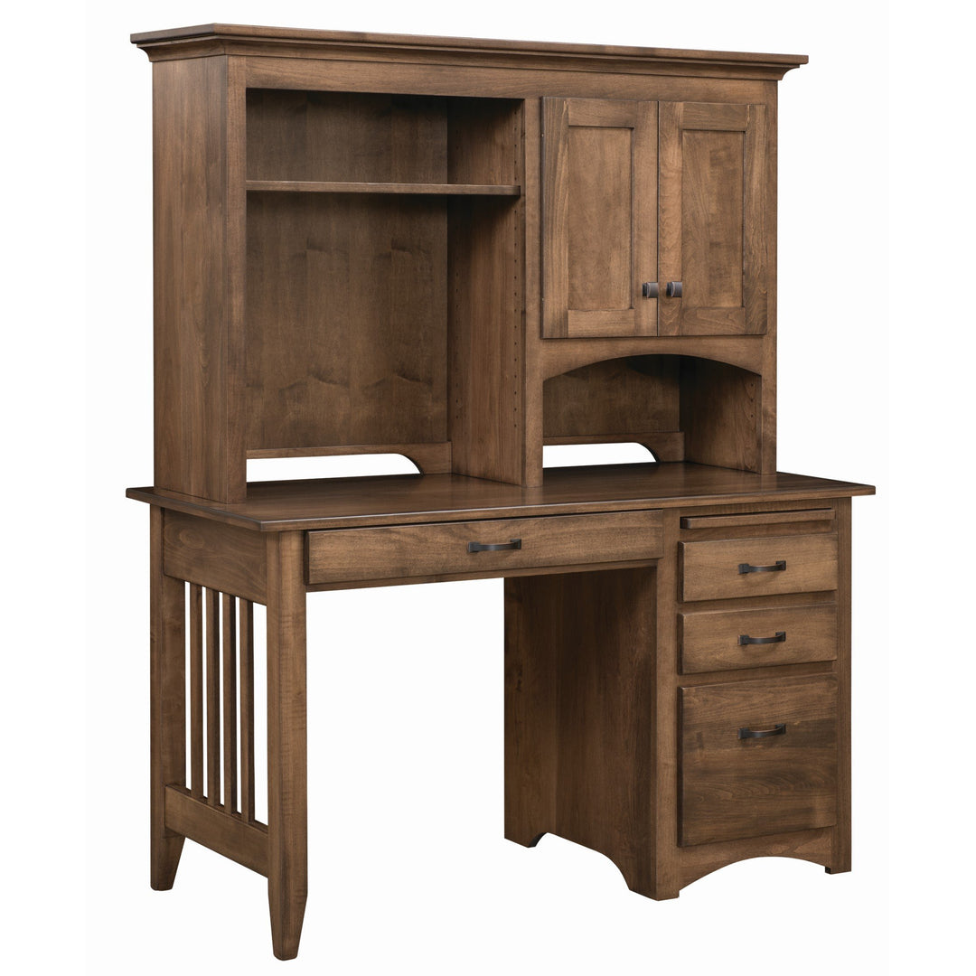 QW Amish Mission Loft Desk w/ Optional Hutch