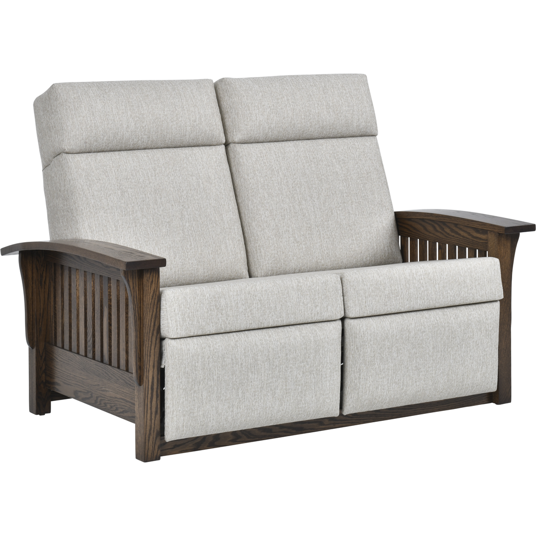 QW Amish Mission Wall Hugger Reclining Loveseat