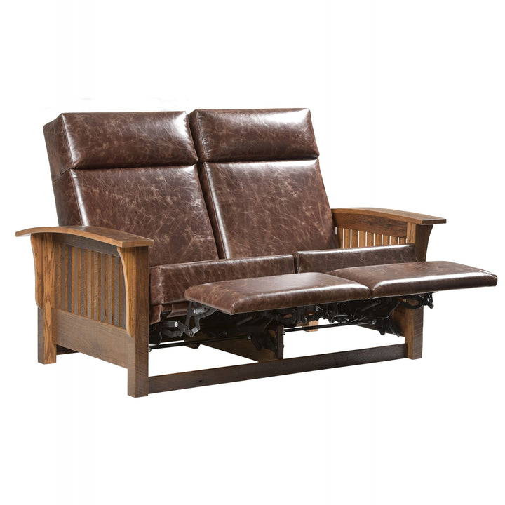 QW Amish Mission Wall Hugger Reclining Loveseat