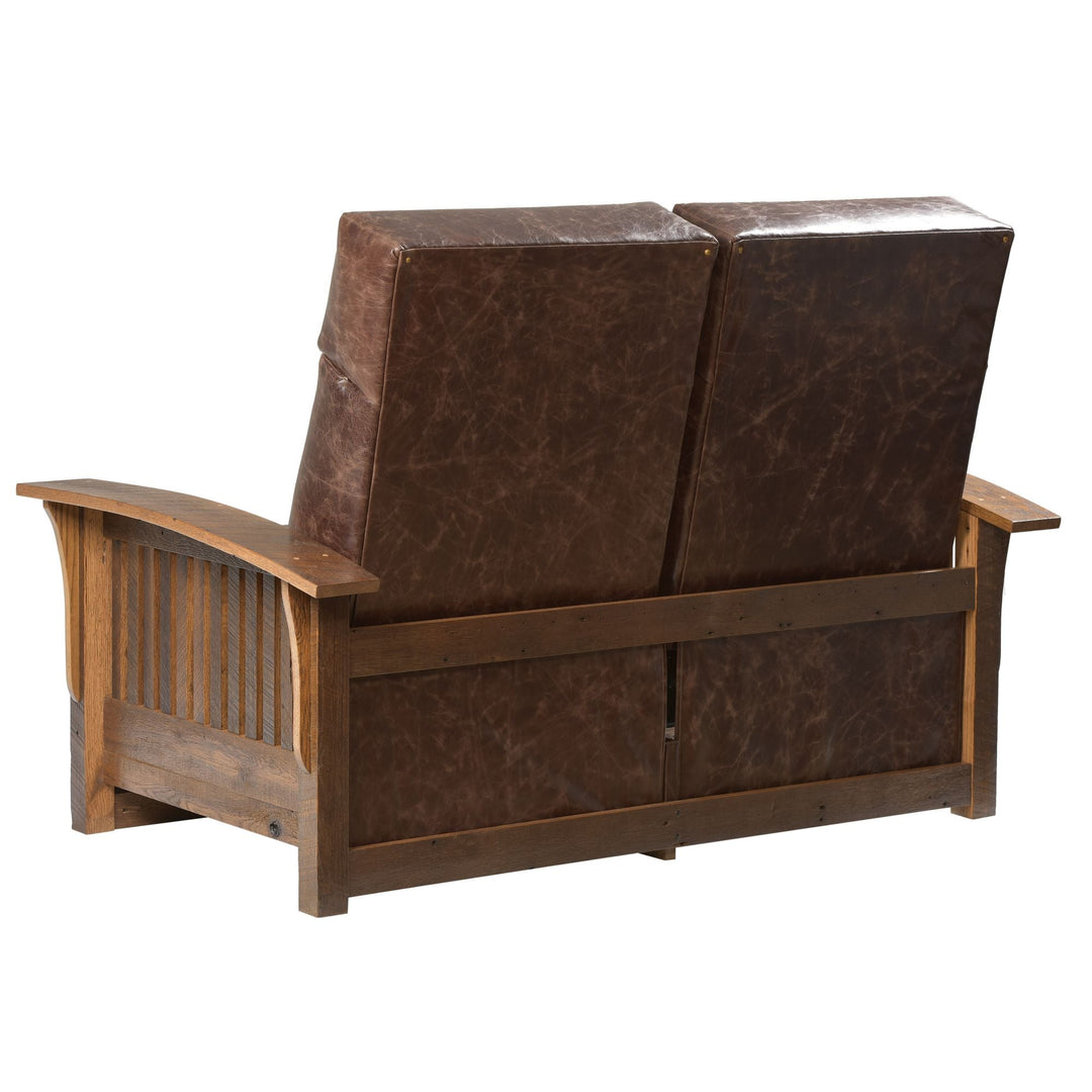 QW Amish Mission Wall Hugger Reclining Loveseat