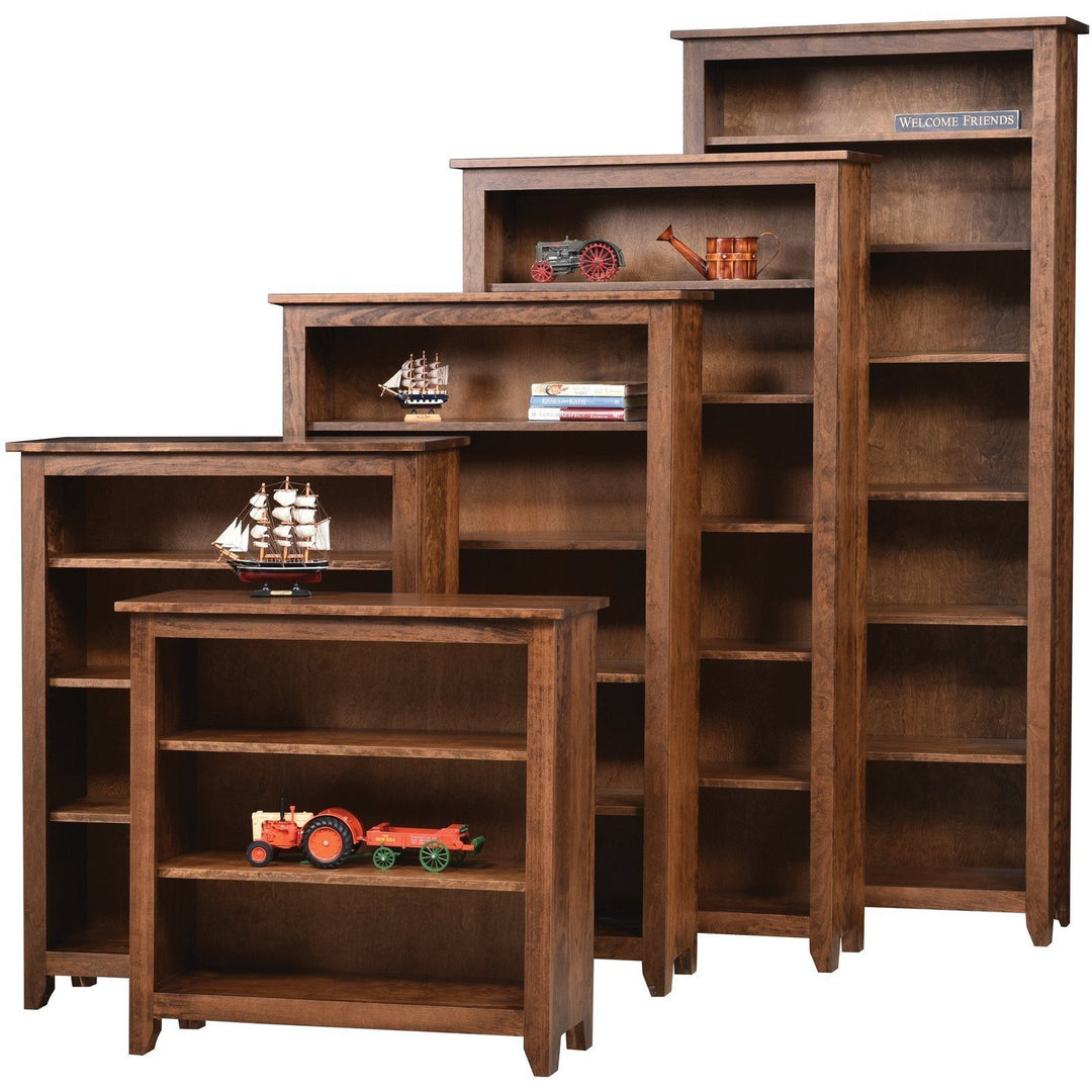 QW Amish Modern Mission Bookcase 36"W