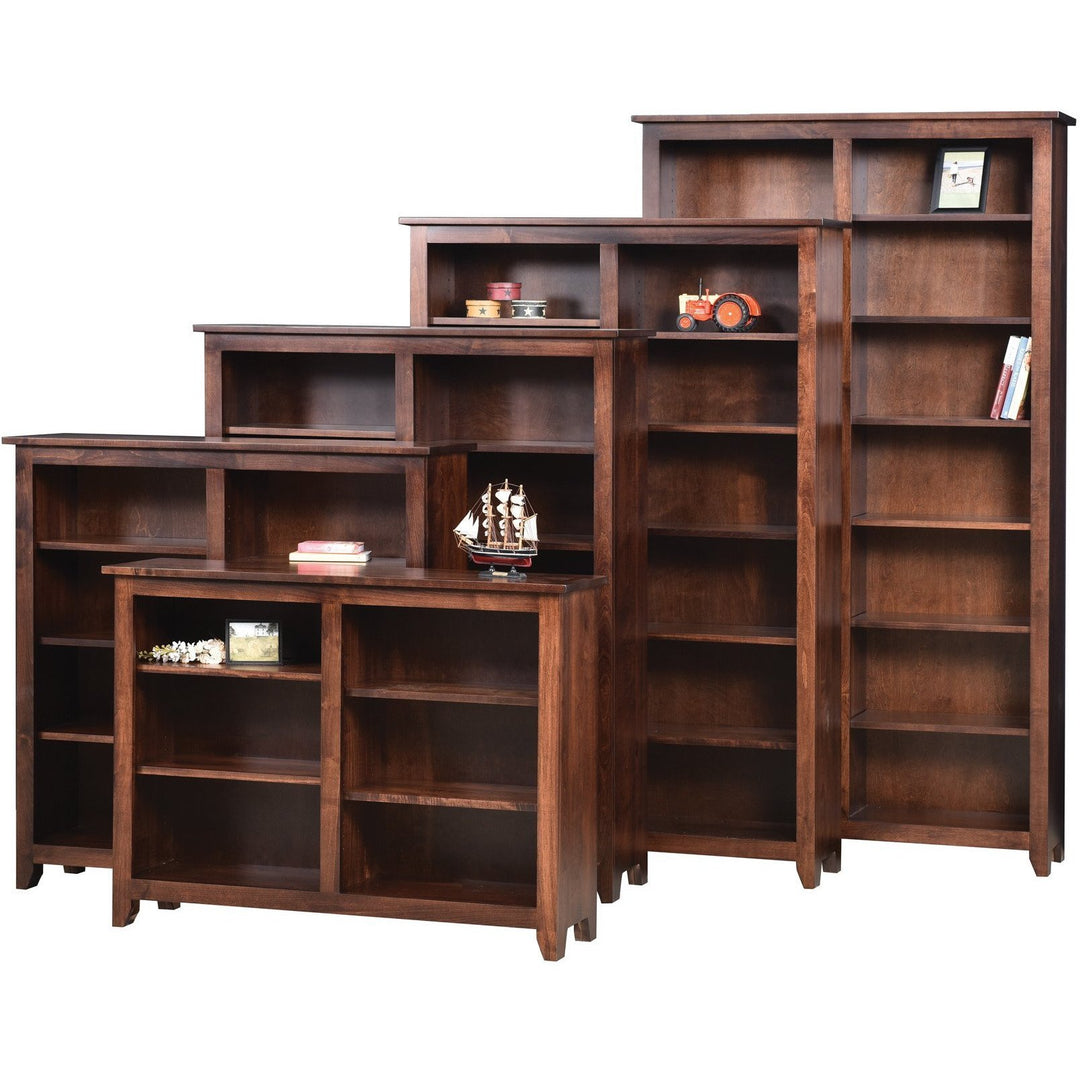 QW Amish Modern Mission Bookcase 48"W