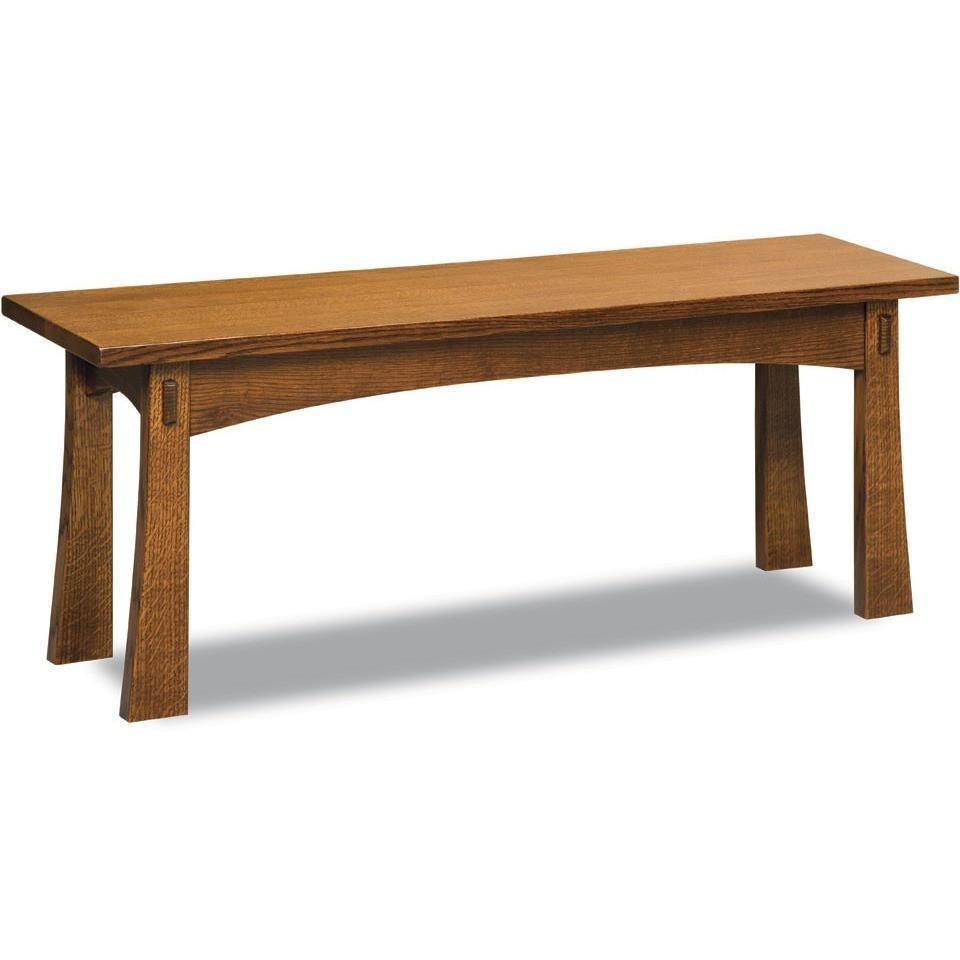 QW Amish Modesto Trestle Bench