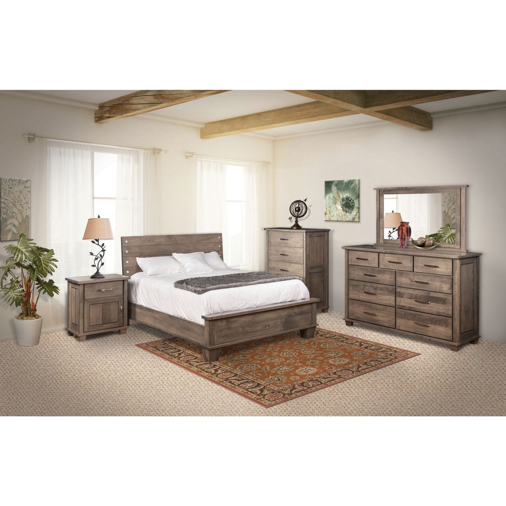 QW Amish Monarch Bed