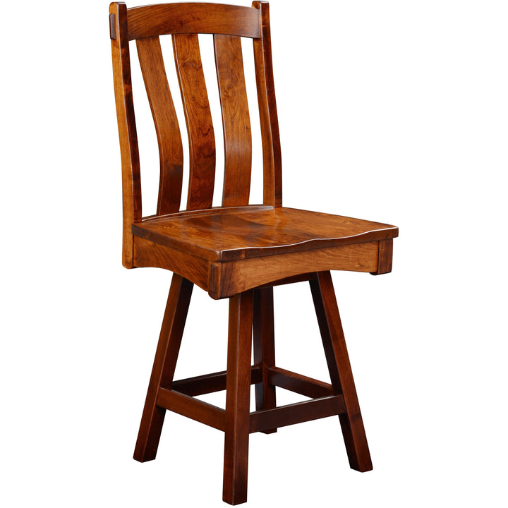 QW Amish Monarch Swivel Bar Chair