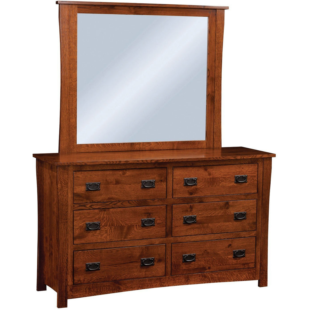 QW Amish Montana Mission Dresser & Mirror