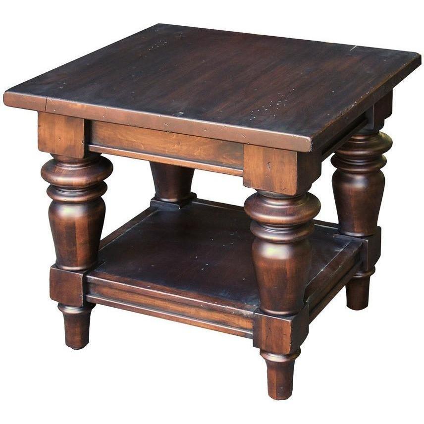 QW Amish Montego End Table w/Shelf