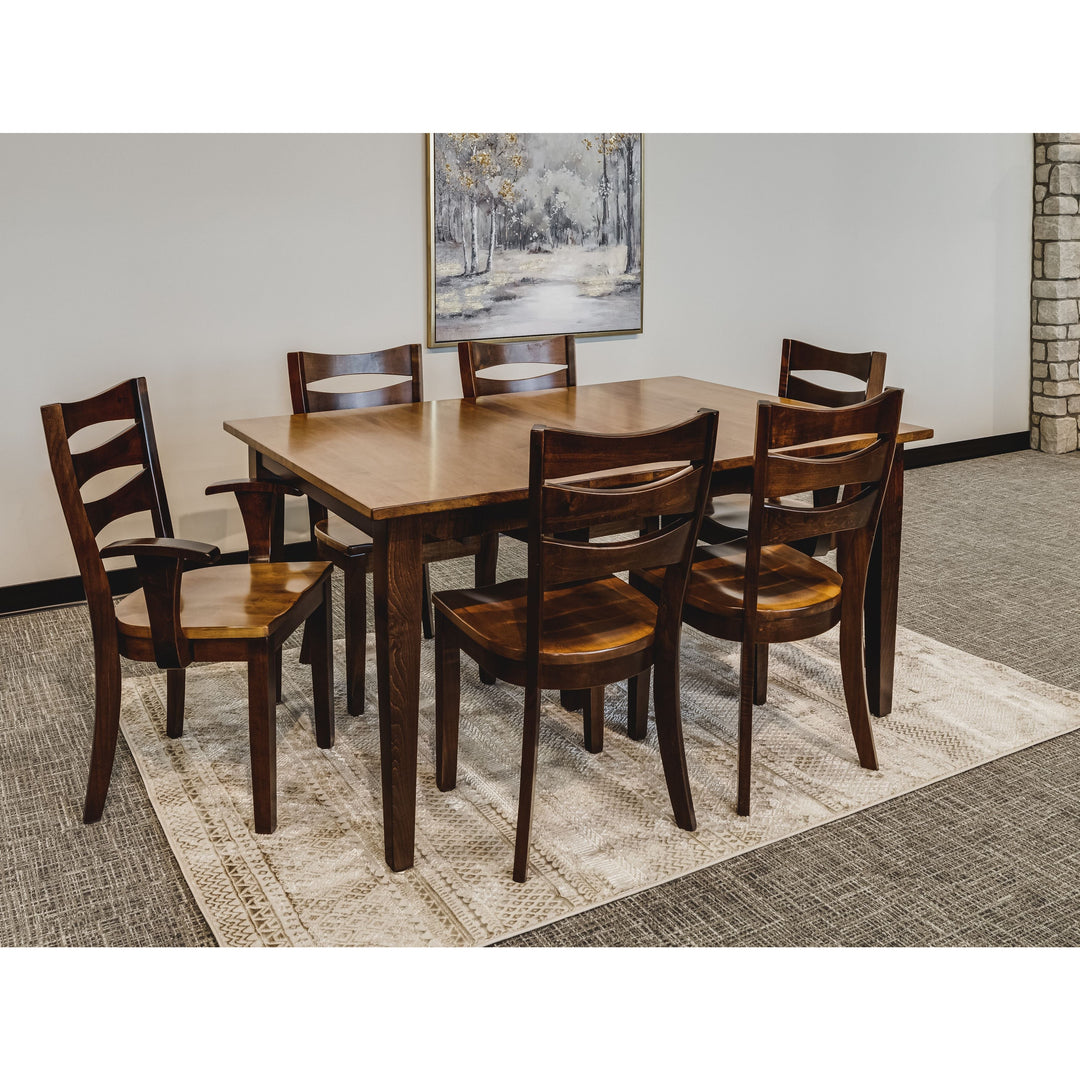 QW Amish Montgomery 7pc Dining Set