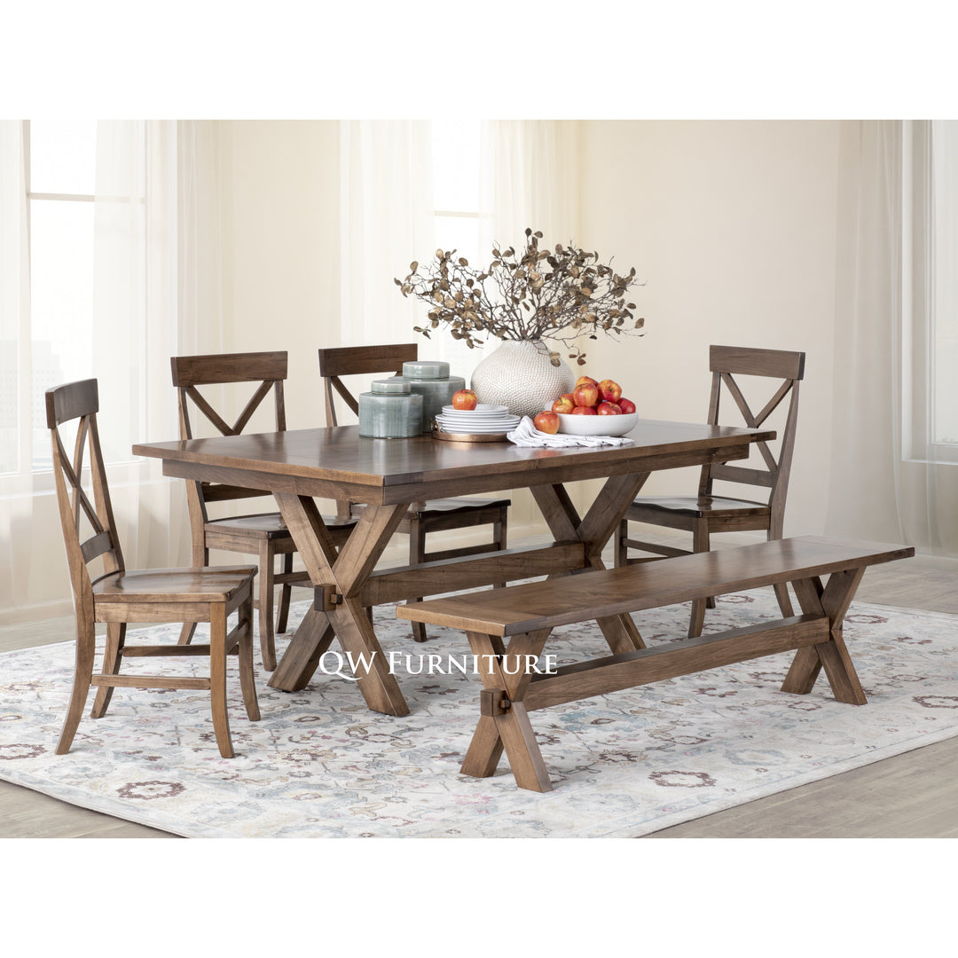 QW Amish Naples 6pc Dining Set