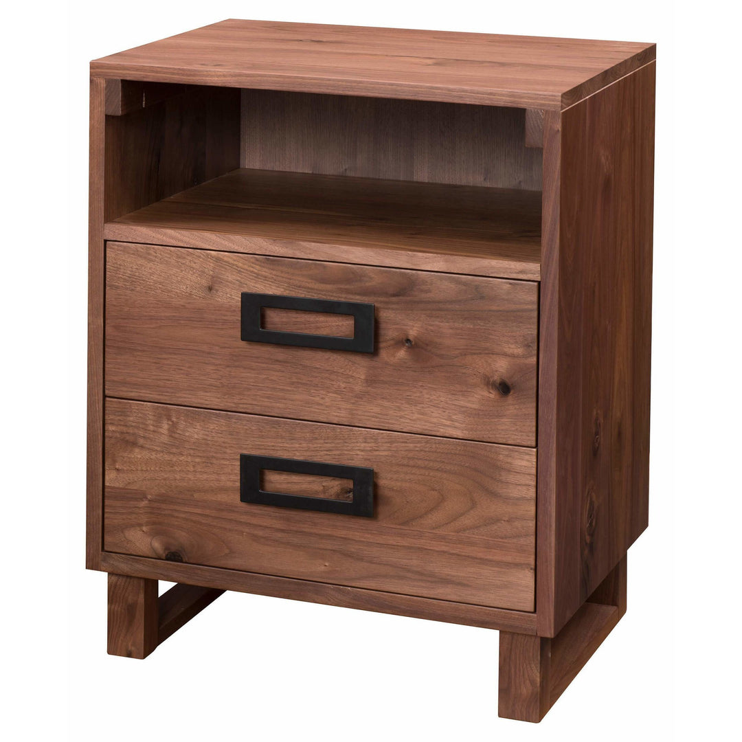 QW Amish Odessa 2 Drawer Nightstand