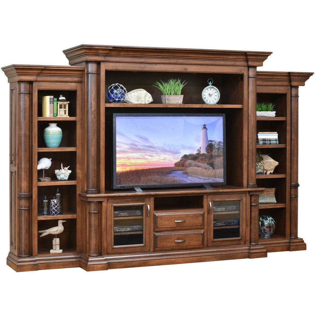 QW Amish Paris Entertainment 144" Wall Unit DWIC-PAR1556