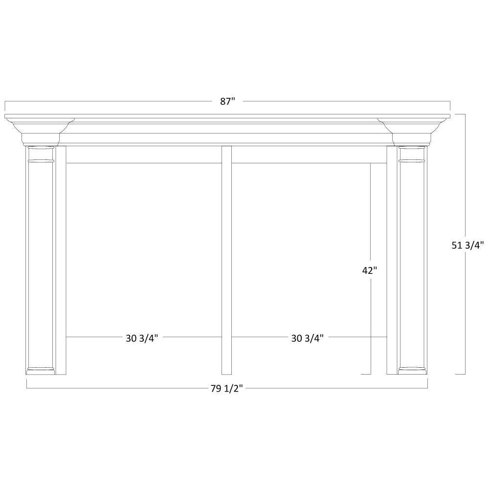 QW Amish Paris Office Double Base & Bookshelf Hutch